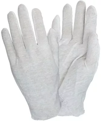 Disposable Cotton Gloves -- 24 Count