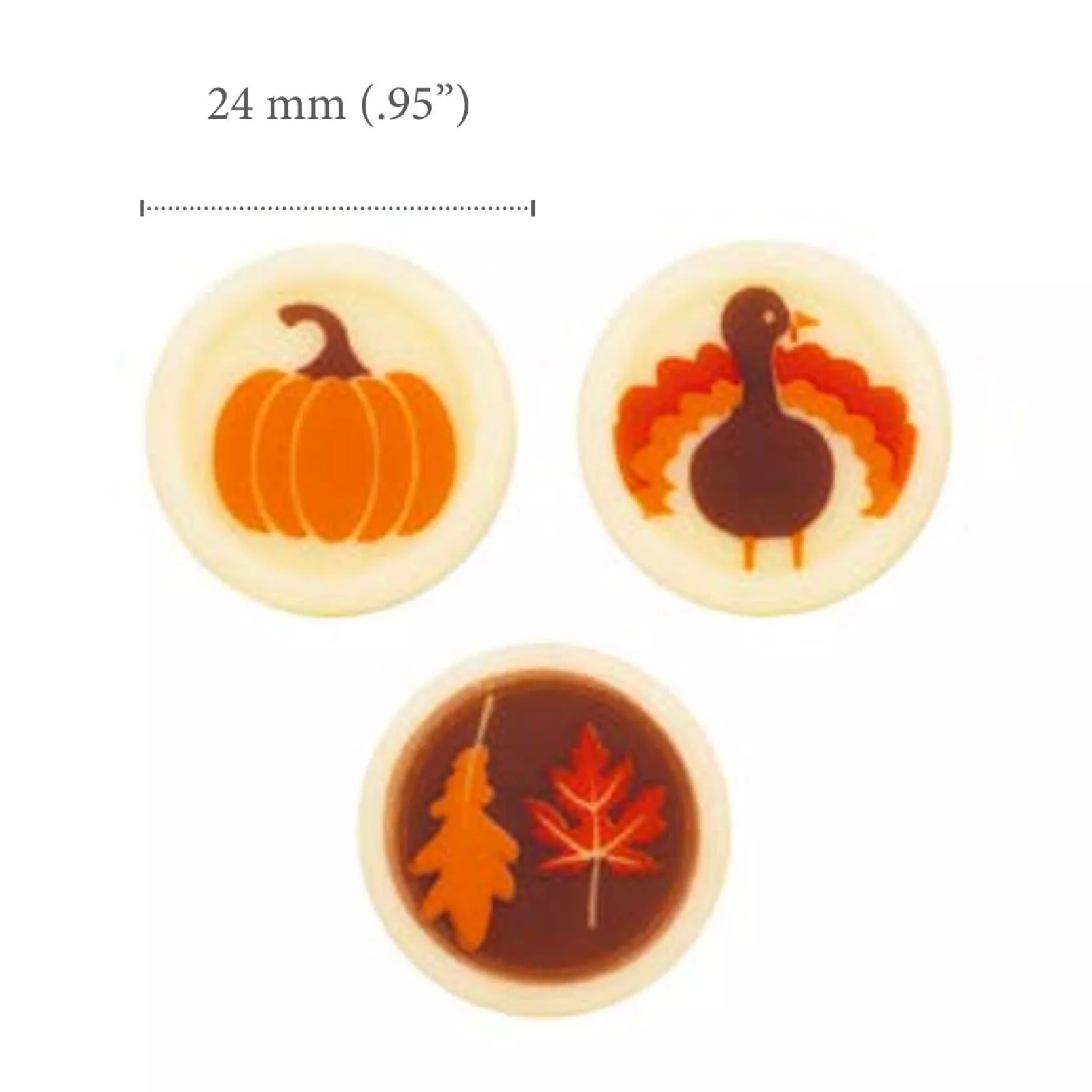 dobla-fall-chocolate-decor-trio-462-ct Dobla - Fall Chocolate Decor Trio (462 ct)