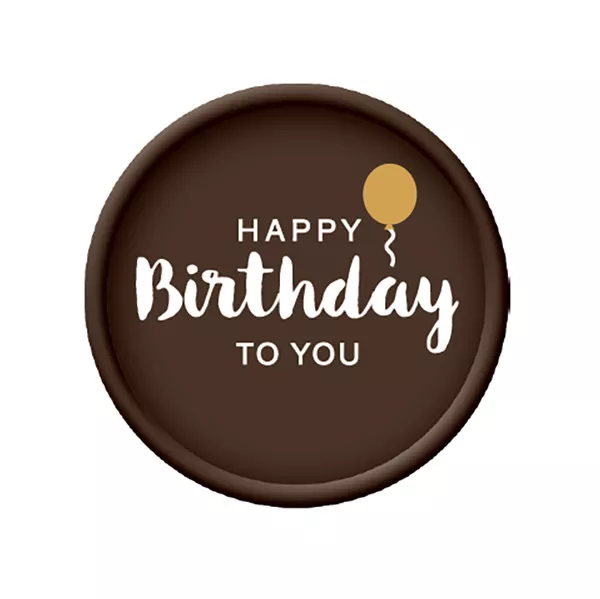 dobla-happy-birthday-round-dark-chocolate-168-ct Dobla - Happy Birthday Round Dark Chocolate (168 ct)