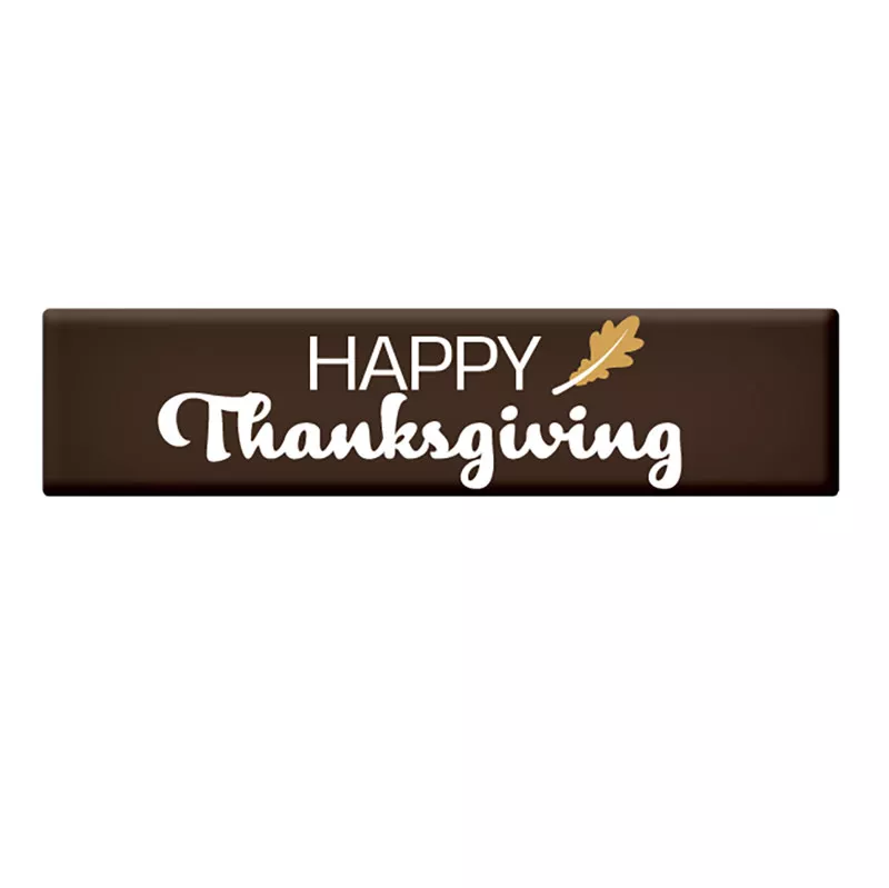 dobla-happy-thanksgiving-rectangle-dark-chocolate-196-ct Dobla - Happy Thanksgiving Rectangle Dark Chocolate (196 ct)
