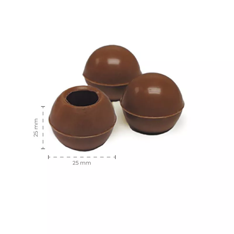 dobla-milk-chocolate-truffle-shells-1-504-ct Dobla - Milk Chocolate Truffle Shells - 1" (504 ct)