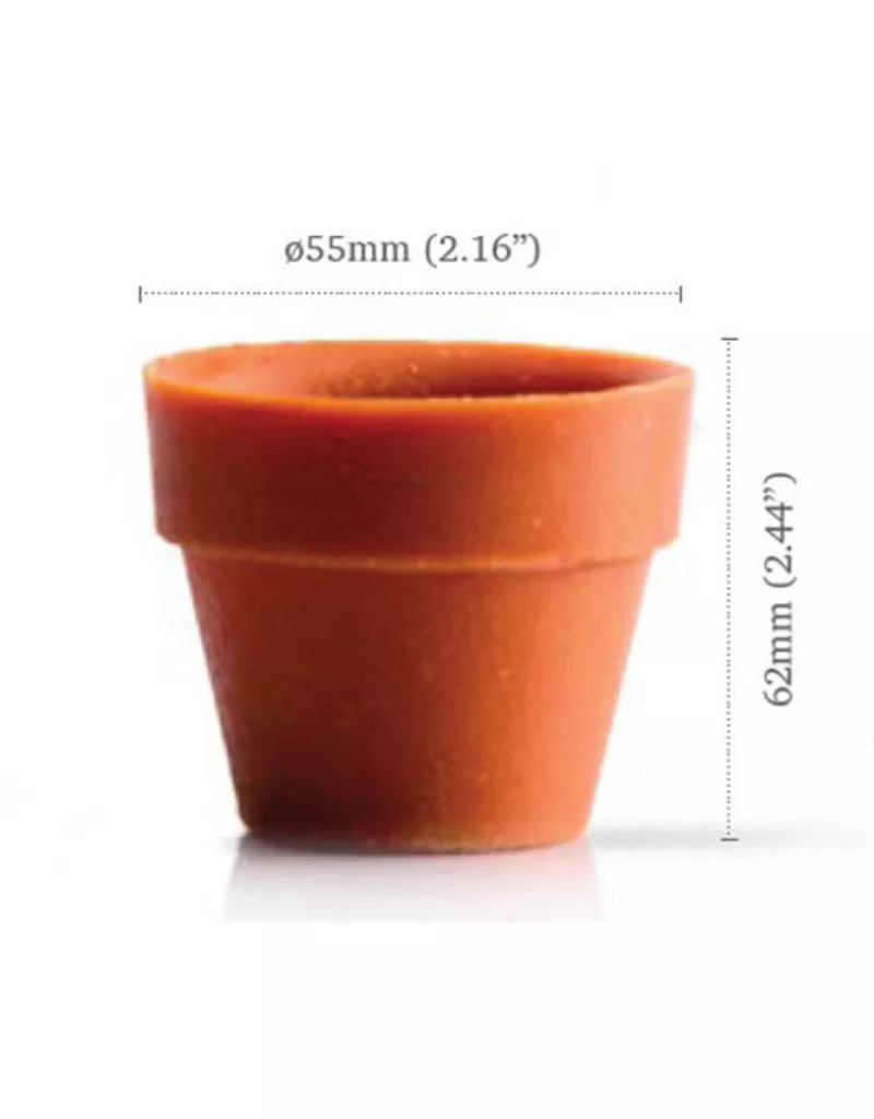 dobla-terracotta-chocolate-flower-pot-large-28-ct Dobla - Terracotta Chocolate Flower Pot Large (28 ct)