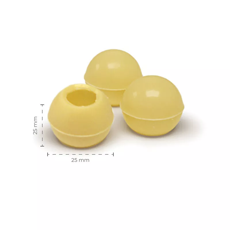 dobla-white-chocolate-truffle-shells-1-504-ct Dobla - White Chocolate Truffle Shells - 1" (504 ct)