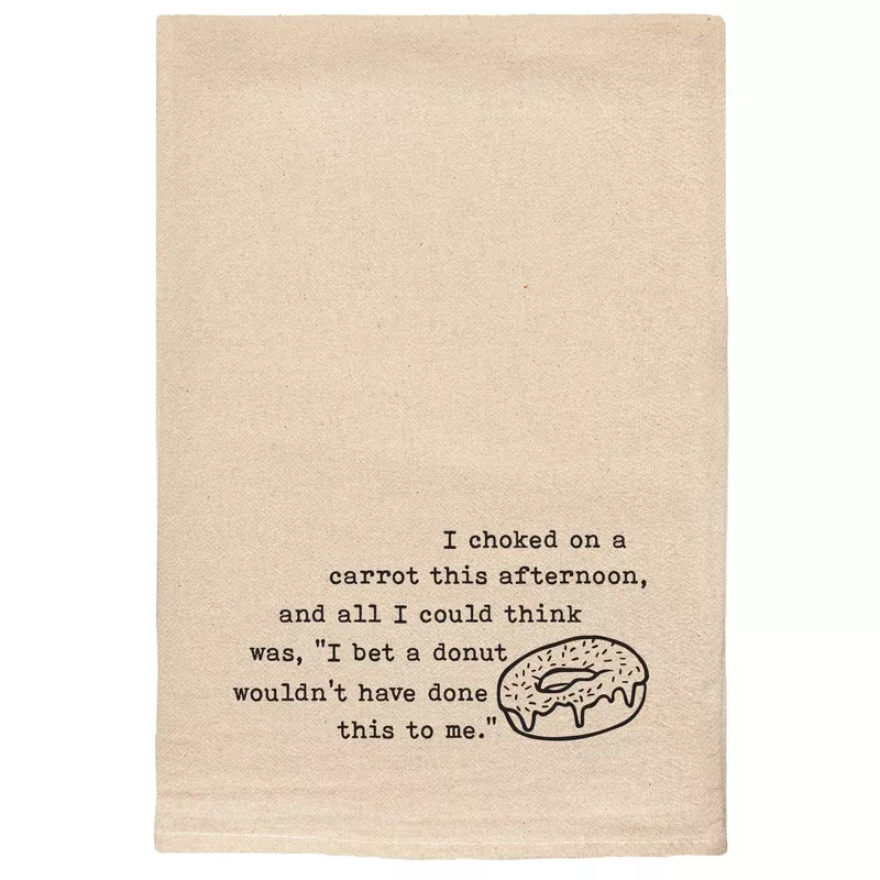 donut-funny-natural-towel DONUT FUNNY NATURAL TOWEL