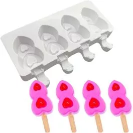 double-heart-popsicle-silicone-mold Double Heart Popsicle Silicone Mold