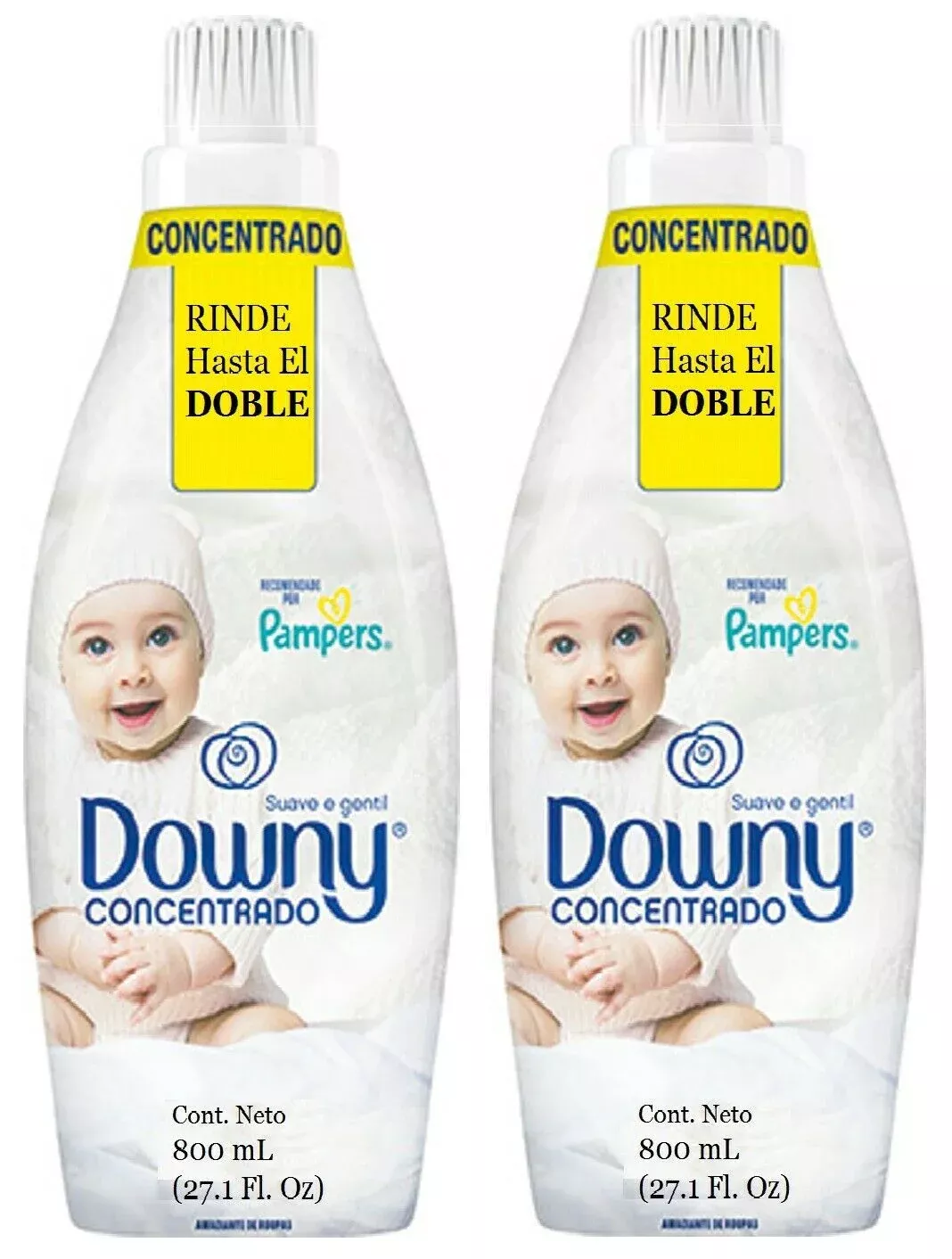 Downy - Liquid Fabric Softener 800ml, Soft & Gentle - Case of 9