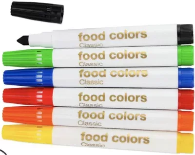 DripColor Food Color Markers -- Chalk White