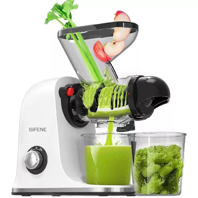 dual-mouth-masticating-juicer-classic-white Dual Mouth Masticating Juicer Classic White