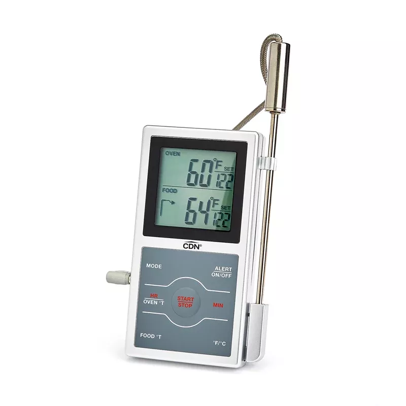 dual-sensing-probe-thermometer-timer-silver DUAL SENSING PROBE THERMOMETER & TIMER SILVER