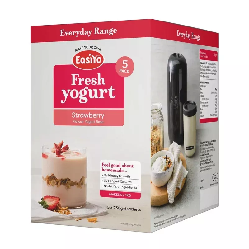 easiyo-everyday-strawberry-flavour-yoghurt-mix-x-5 Easiyo Everyday Strawberry Flavour Yoghurt Mix x 5