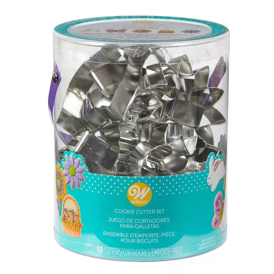 easter-cookie-cutters-set-18-count-tub-wilton Easter Cookie Cutters Set, 18 Count Tub, Wilton