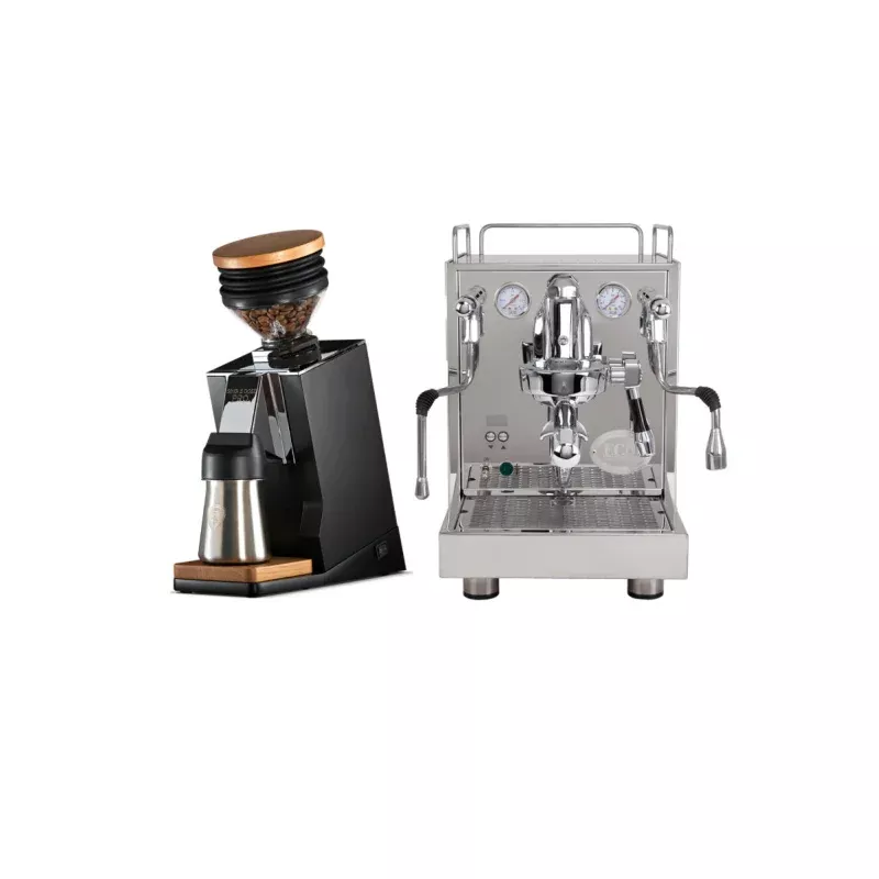 ecm-mechanika-max-eureka-oro-single-dose-pro-black-bundle ECM Mechanika Max & Eureka Oro Single Dose Pro (Black) Bundle