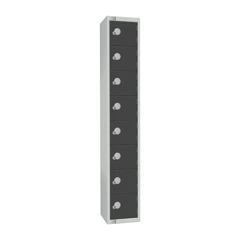 Elite Eight Door Camlock Locker Graphite Grey – GR683-C