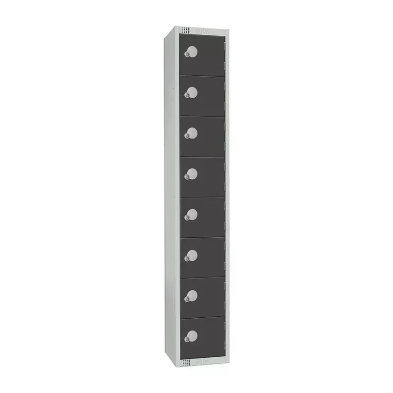 elite-eight-door-electronic-combination-locker-graphite-grey-gr683-el Elite Eight Door Electronic Combination Locker Graphite Grey – GR683-EL