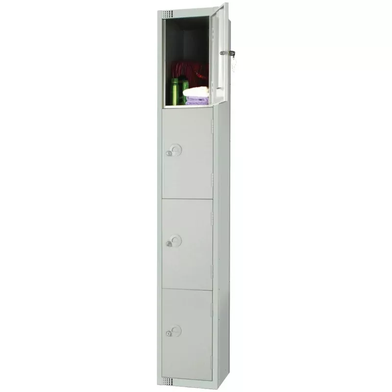 elite-four-door-camlock-locker-grey-w932-c Elite Four Door Camlock Locker Grey – W932-C