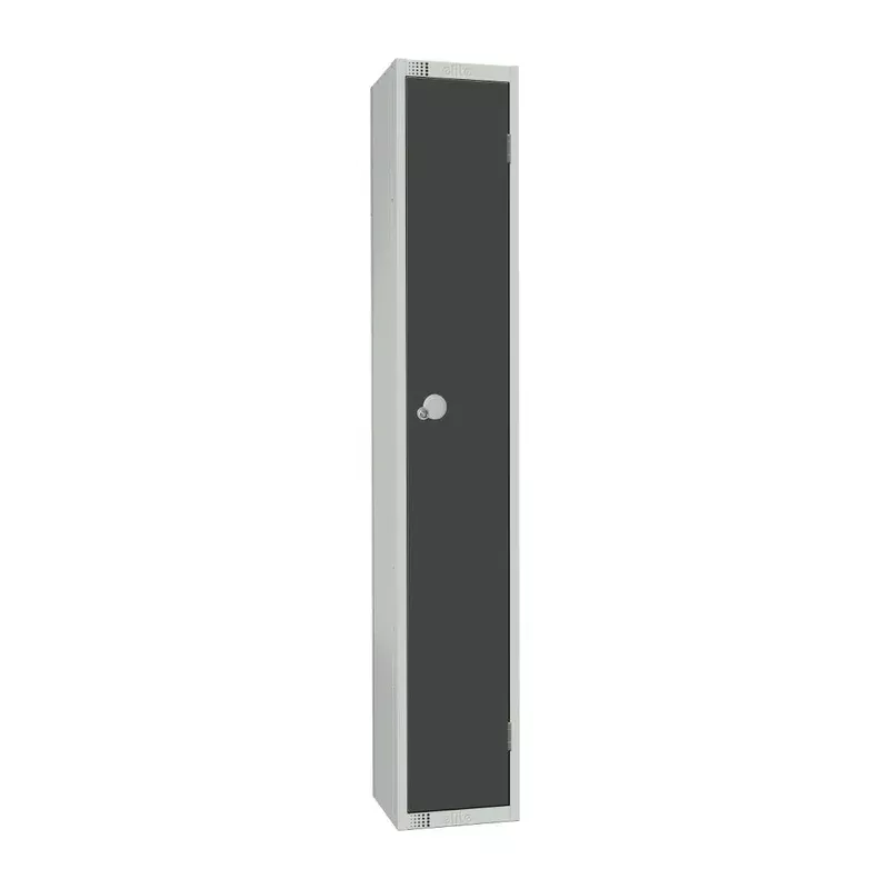 elite-single-door-padlock-locker-graphite-grey-gr691-p Elite Single Door Padlock Locker Graphite Grey – GR691-P