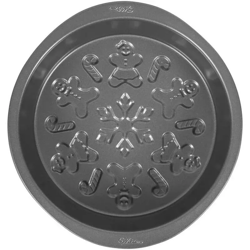 embossed-christmas-cake-pan-9 Embossed Christmas Cake Pan – 9″