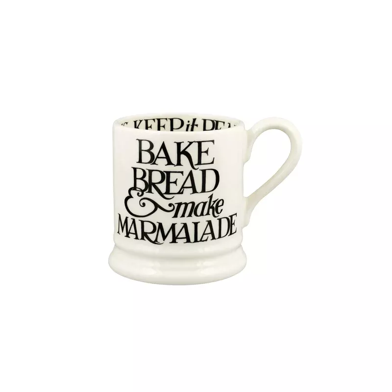 Emma Bridgewater Black Toast Bake Bread Half Pint Mug