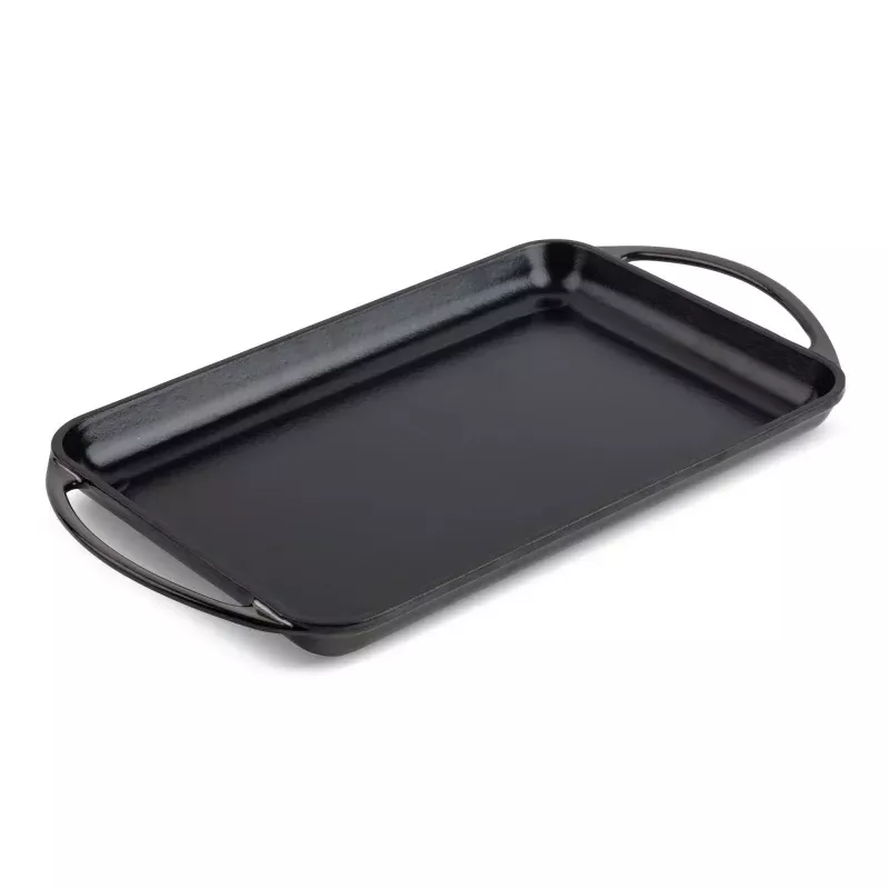 enameled-cast-iron-griddle-black Enameled Cast Iron Griddle, Black