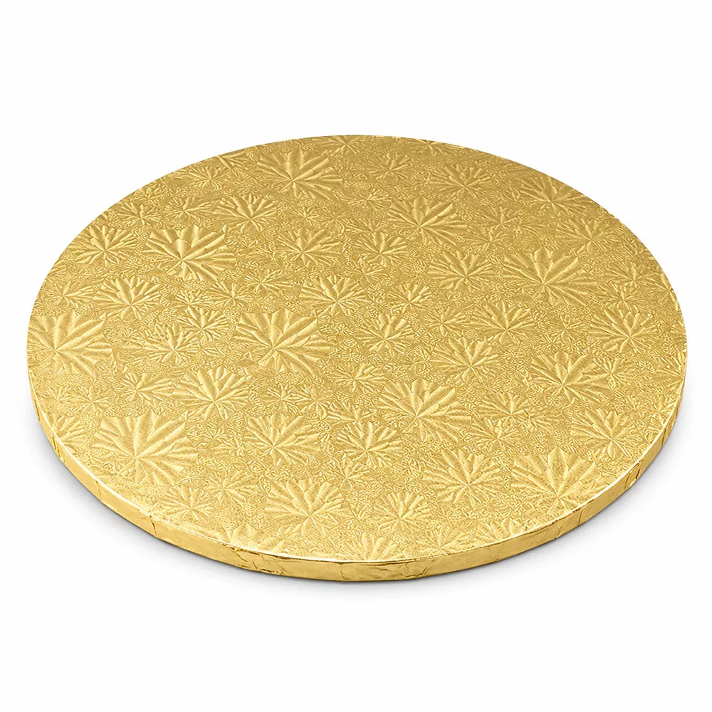 enjay-cake-drum-1-2-round-gold Enjay - Cake drum - 1/2" round, Gold -