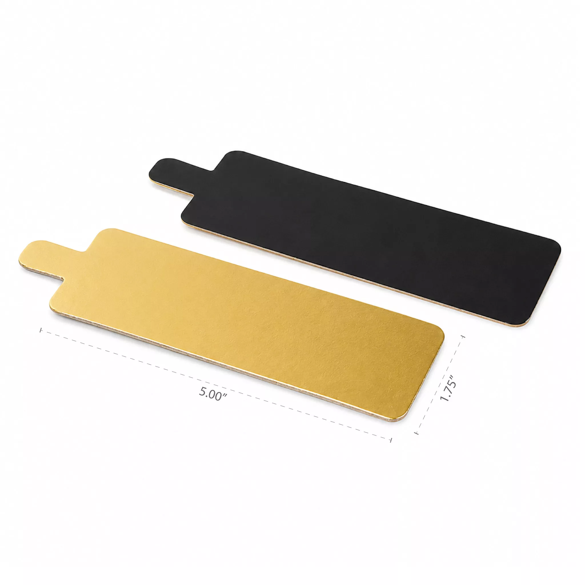 enjay-gold-black-reversible-rectangle-mono-board-5x1-75-650-ct Enjay - Gold and Black Reversible Rectangle Mono Board - 5x1.75" (650 ct)
