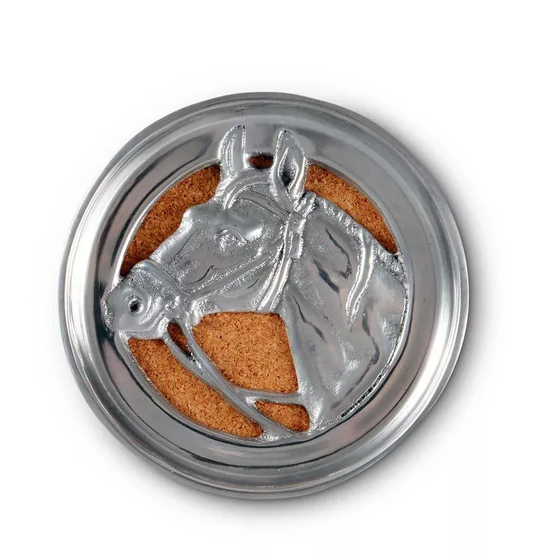 equestrian-drink-coaster-set-4 Equestrian Drink Coaster Set of 4