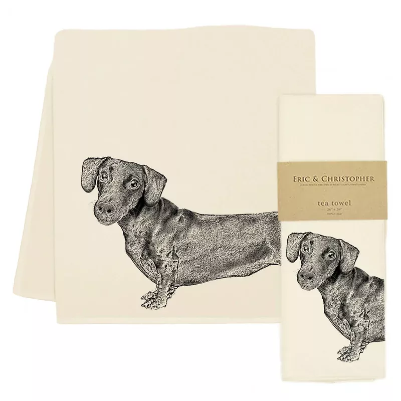 Eric & Christopher – Dachshund Tea Towel