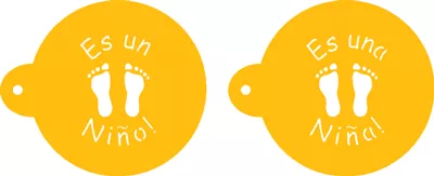 Es Un Nino / Nina Stencil Set - C083