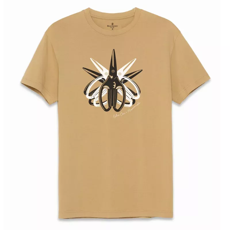 esther-choi-shears-mustard-tee Esther Choi Shears Mustard Tee