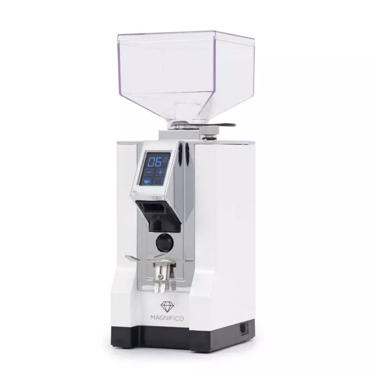 eureka-mignon-magnifico-coffee-grinder-in-white Eureka Mignon Magnifico Coffee Grinder In White