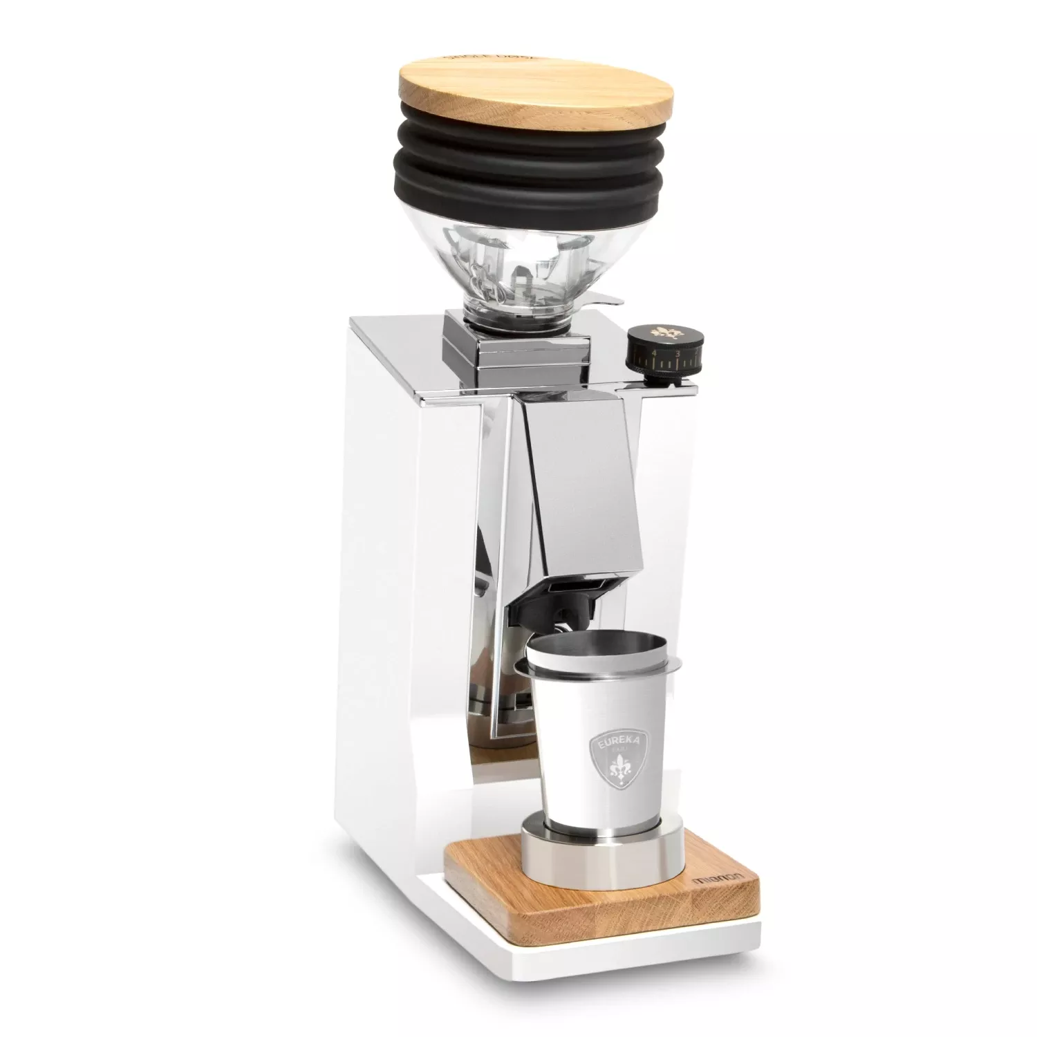 eureka-oro-mignon-single-dose-grinder-white Eureka Oro Mignon Single Dose Grinder – White