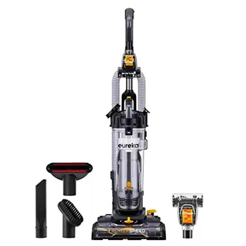 eureka-powerspeed-lightweight-powerful-upright-vacuum-cleaner-black-yellow EUREKA PowerSpeed Lightweight Powerful Upright Vacuum Cleaner – Black/Yellow
