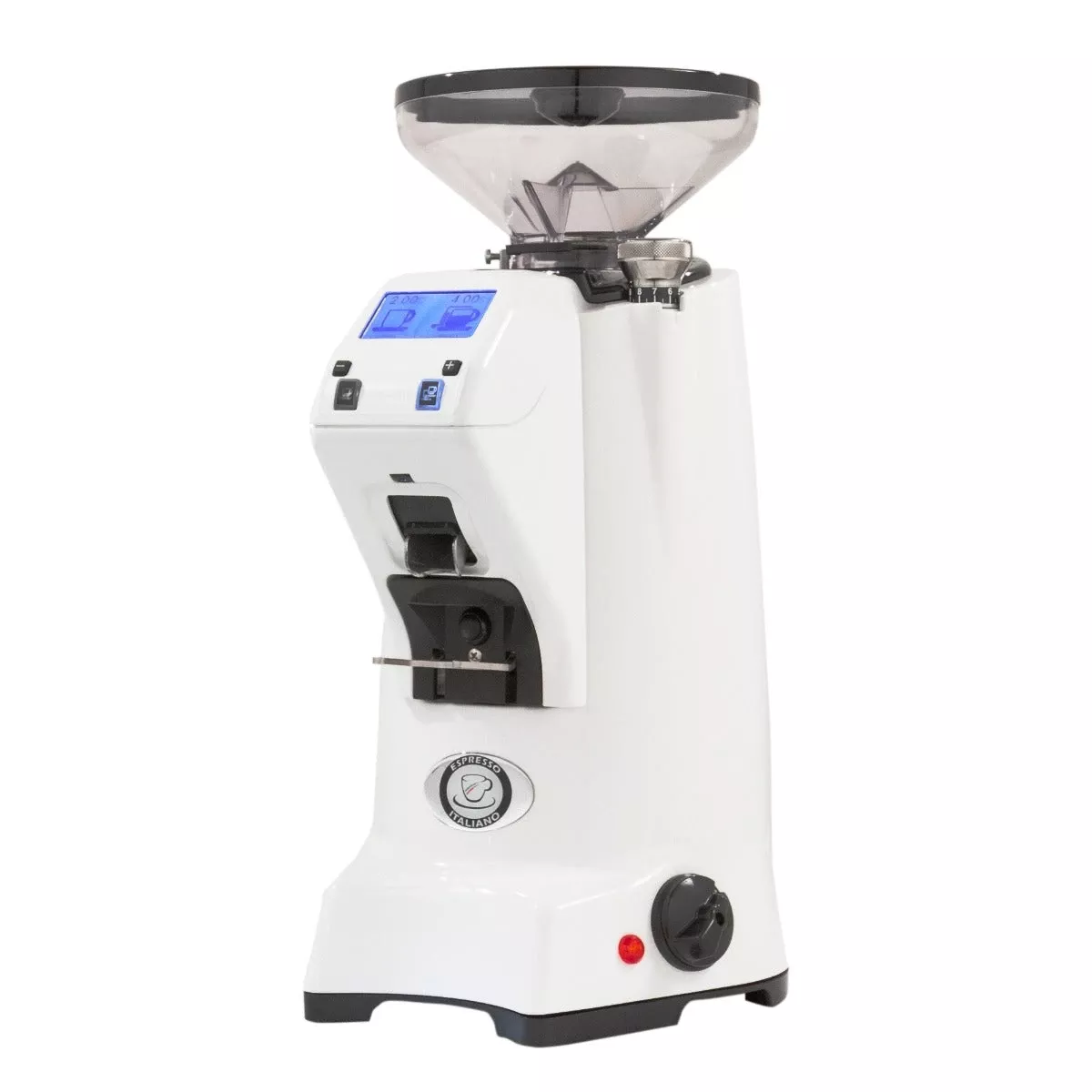 eureka-zenith-65e-high-speed-espresso-grinder-in-white Eureka Zenith 65E High Speed Espresso Grinder In White