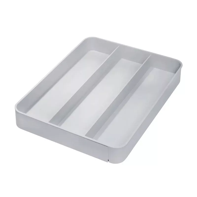 expandable-drawer-organizer-utensil-tray-gray Expandable Drawer Organizer & Utensil Tray- Gray