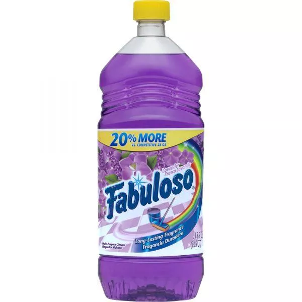 Fabuloso - Multi-Purpose Cleaner, Lavender Scent, 33.8 Fluid Ounce - Case of 12