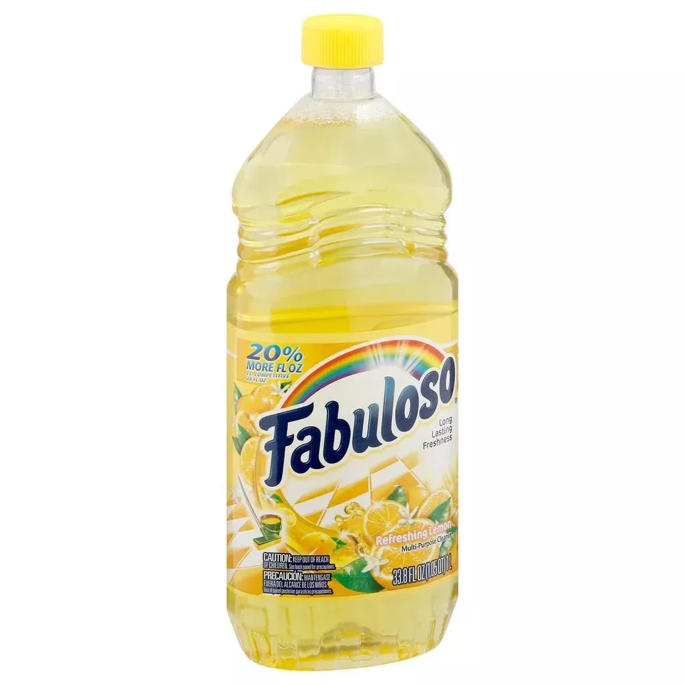 Fabuloso - Multi-Purpose Cleaner, Lemon Scent, 33.8 Fluid Ounce - Case of 12