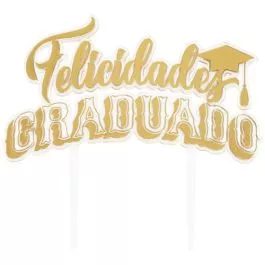 felicidades-graduado-cake-pick Felicidades Graduado Cake Pick