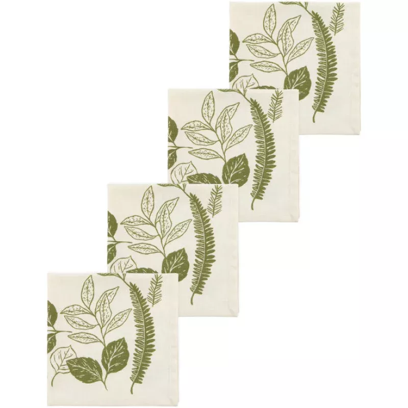 Fern & Frond Napkins 4/Set