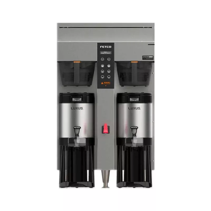 fetco-plus-twin-coffee-brewer-1-5-gallon-cbs-1252 Fetco Plus Twin Coffee Brewer 1.5 Gallon (CBS-1252)