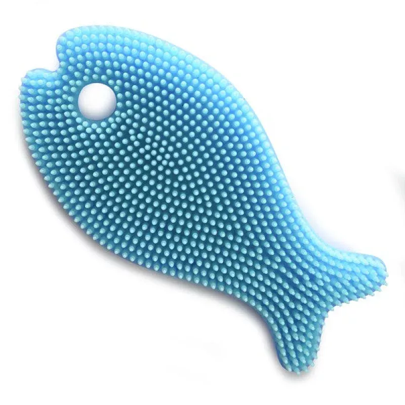 fish-silicone-dish-brush Fish Silicone Dish Brush