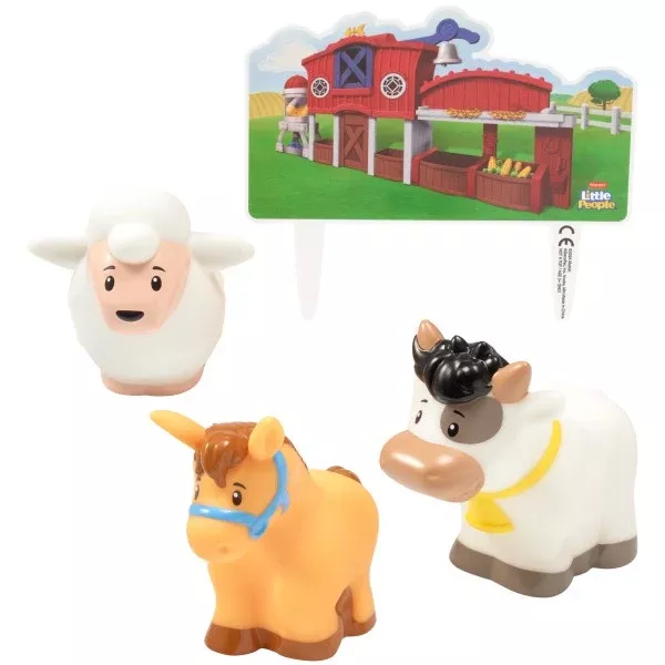 fisher-price-little-people-barnyard-cake-topper-set Fisher-Price™ Little People™ Barnyard Cake Topper Set
