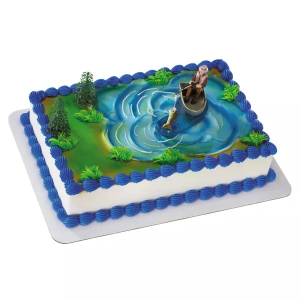 fisherman-with-action-fish-set-cake-kit Fisherman with Action Fish Set Cake Kit