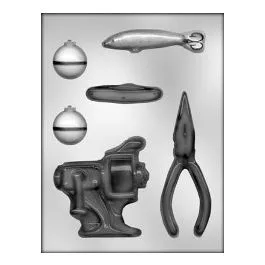 Fishing Tackle Chocolate Mold