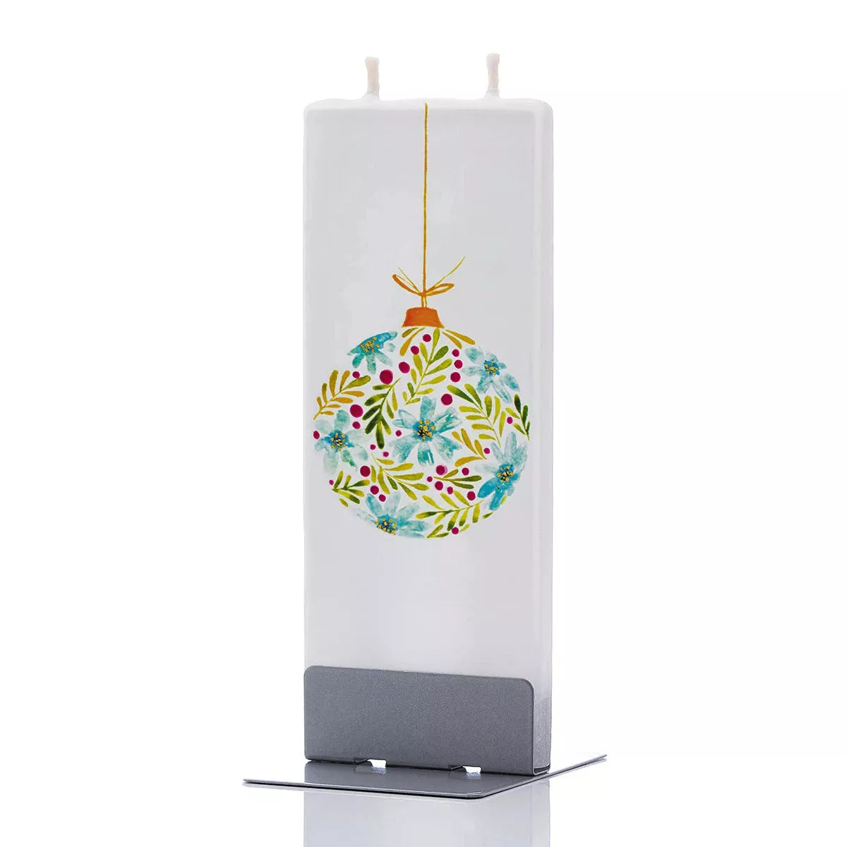 flatyz-candle-floral-christmas-ornament Flatyz Candle: Floral Christmas Ornament