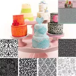 floral-texture-mat-set Floral Texture Mat Set