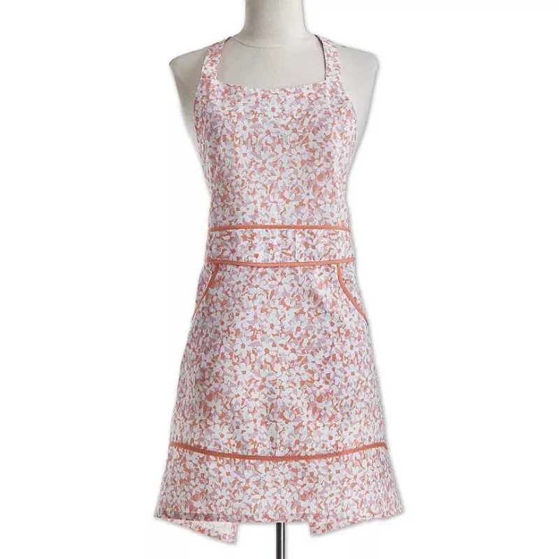 Flower Petals Apron Pink