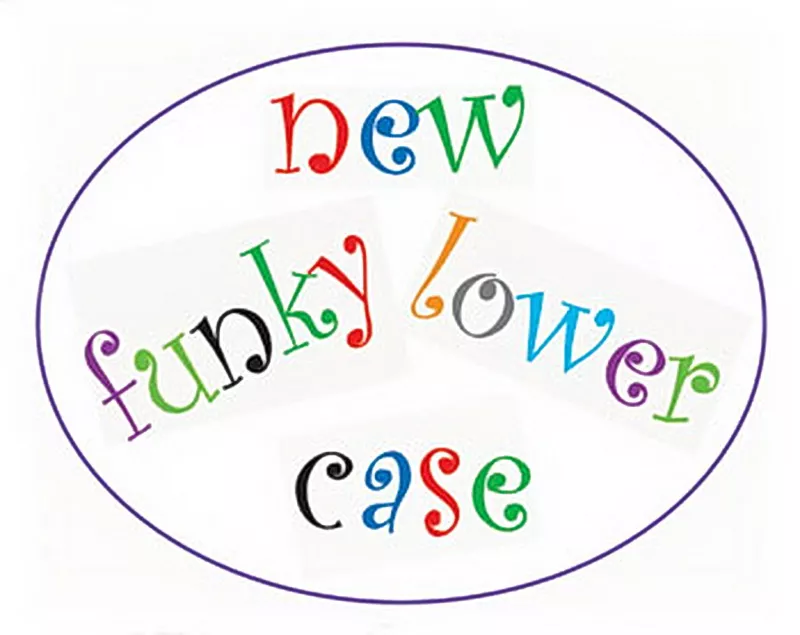 FMM Sugarcraft Funky Letters Lowercase Letter Set(CutfunkLC)