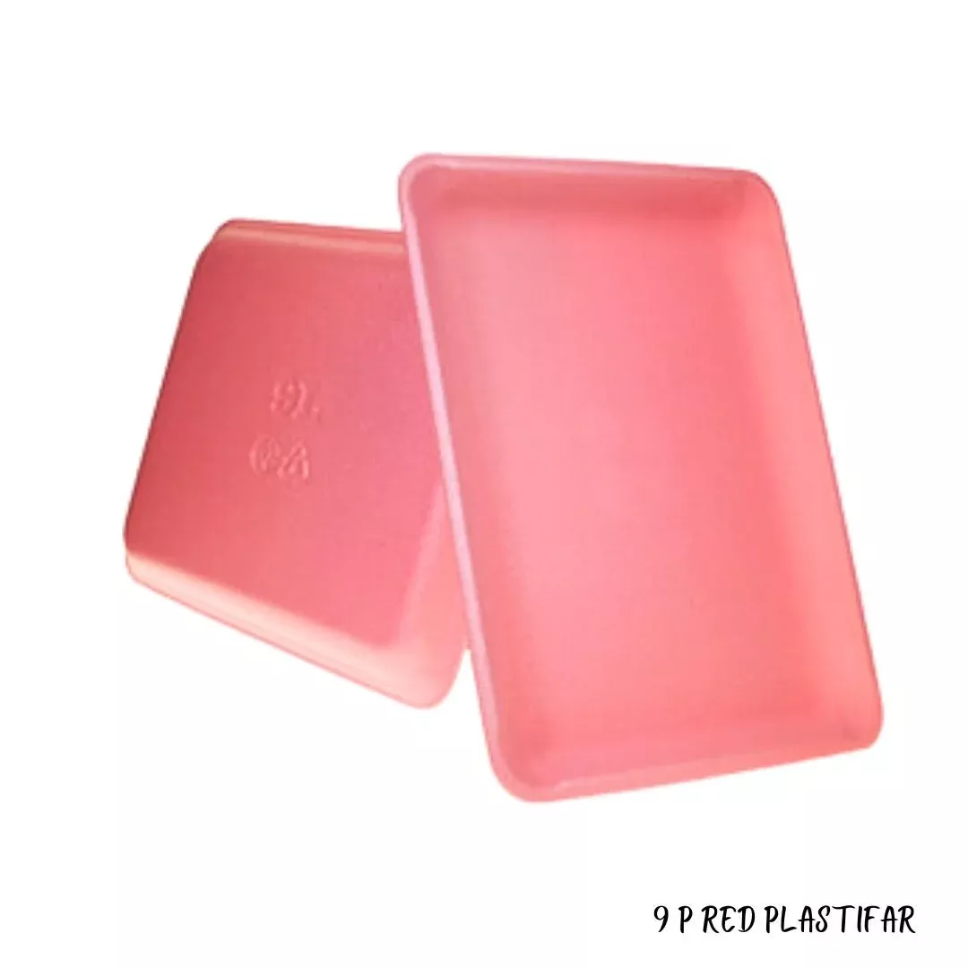 foam-tray-9p-pink-plastifar-12-25-x-9-25-x-0-62-bundle-200-12251 Foam Tray 9P Pink Plastifar 12.25'' x 9.25'' x 0.62'' - Bundle of 200 - 12251