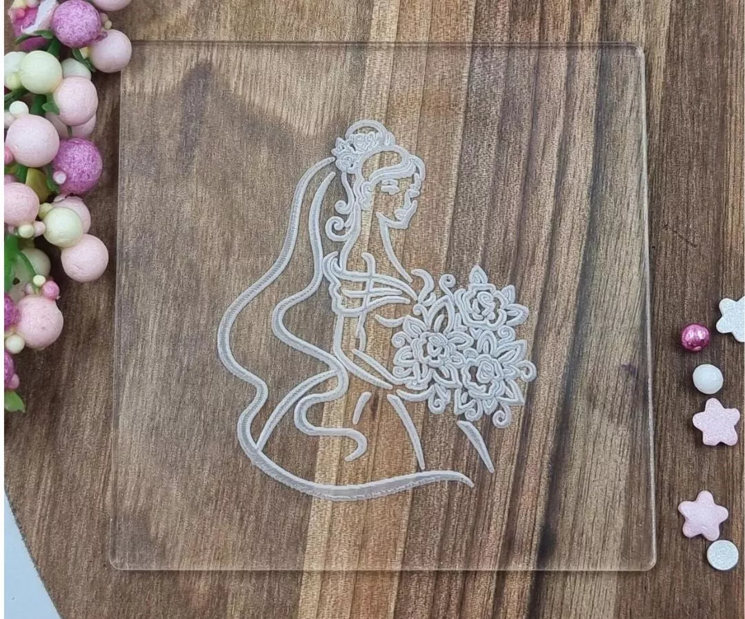 Fondant Debosser - Bride