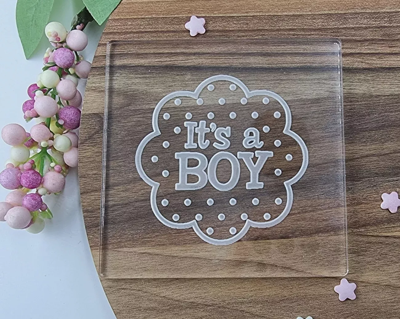 Fondant Debosser - It's A Boy